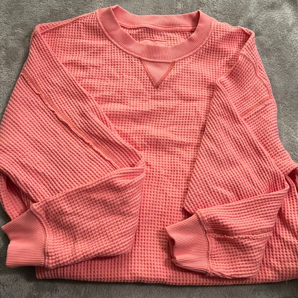 Aerie The Sweat Waffle
Crew Neck Sweatshirt